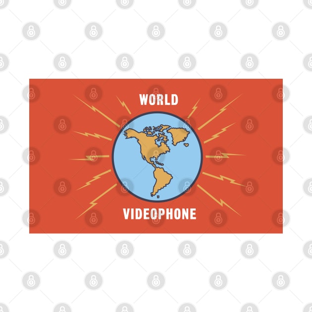 'World Videophone' logo from 'Stingray' TV series by RichardFarrell