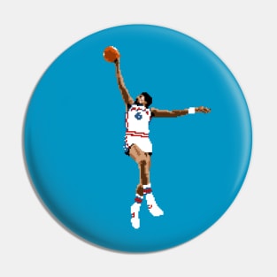 Dr.J Pixel Dunk Pin