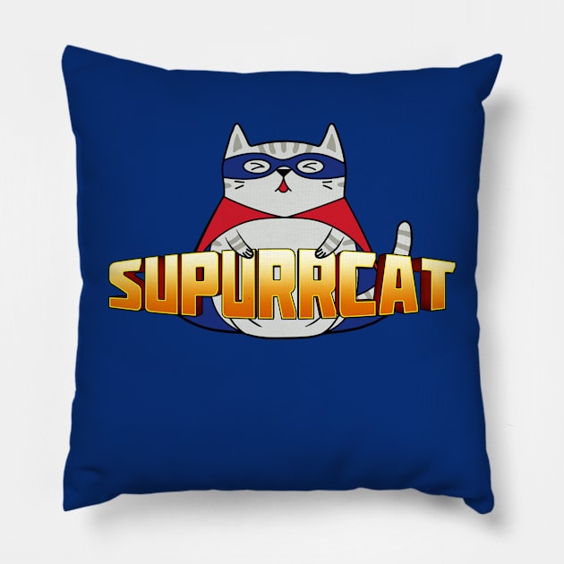 Supurrcat Pillow by JCD666