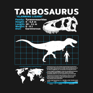 Tarbosaurus Fact Sheet T-Shirt