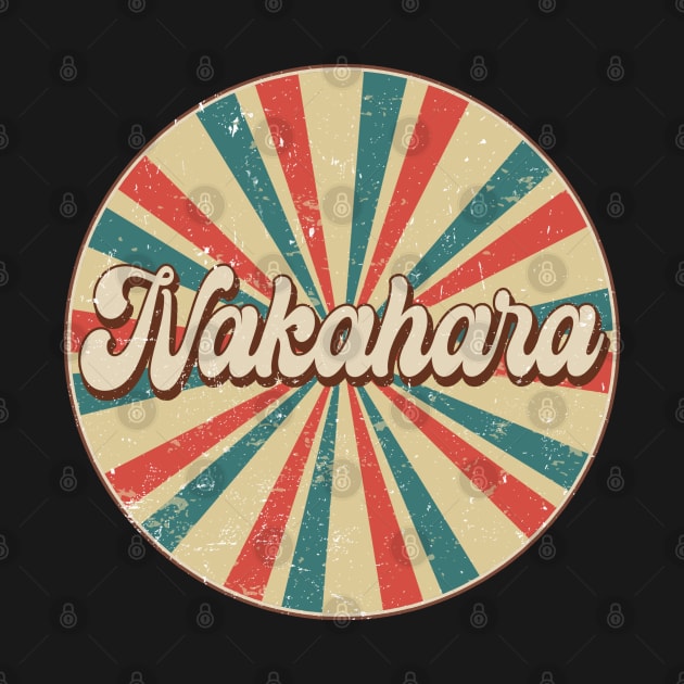 Circle Design Nakahara Proud Name Birthday Anime by Amir Dorsman Tribal