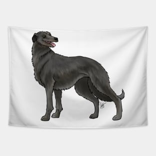 Dog - Scottish Deerhound - Black Tapestry