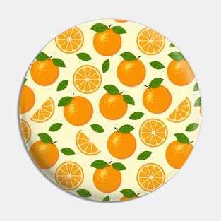 Orange Fruit Pattern Pin