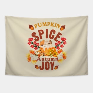 Pumpkin Spice Latte Tapestry