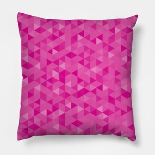 isometric triangles in hexagon Pillow