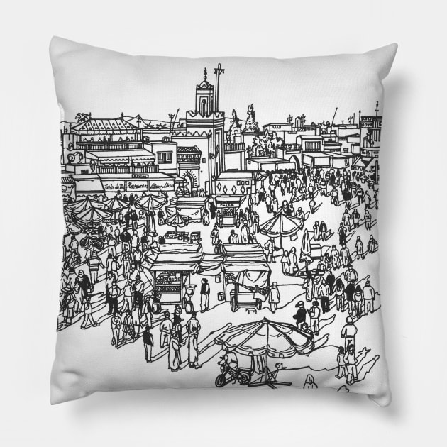 Marrakesh Pillow by valery in the gallery