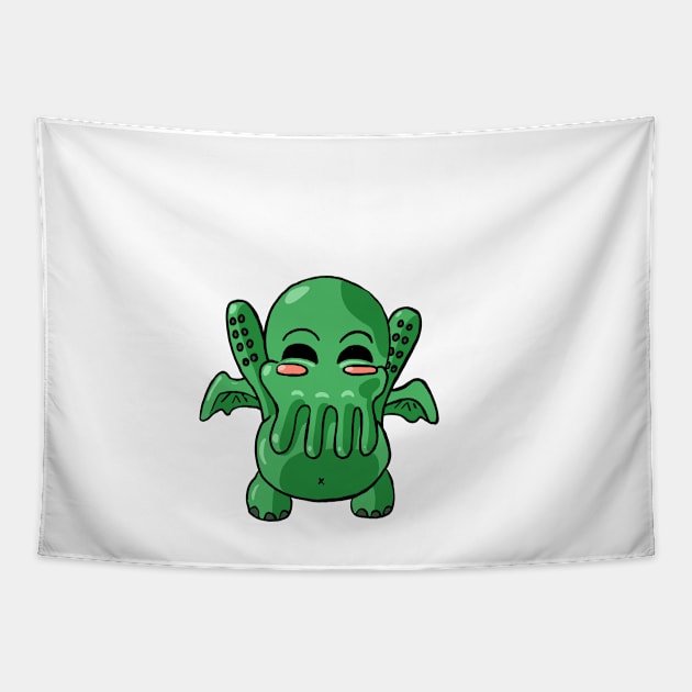 cutethulhu Tapestry by Wayward Prints