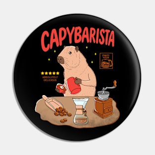 Capybarista Pin