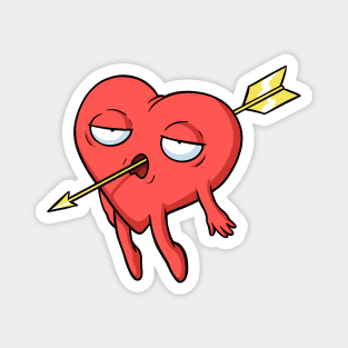 Heart with an arrow Magnet