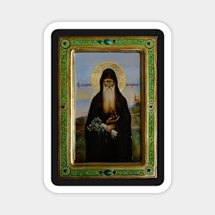 Saint Agapetus of Pechersk orthodox icon Magnet