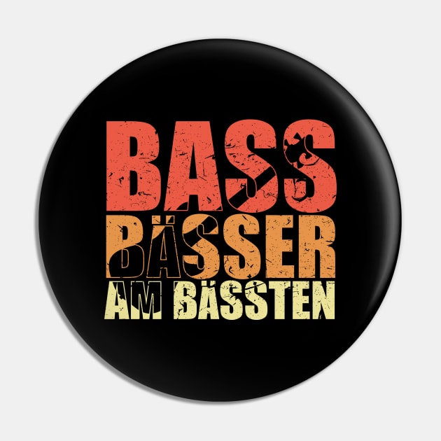 BASS BAESSER AM BAESSTEN funny bassist gift Pin by star trek fanart and more