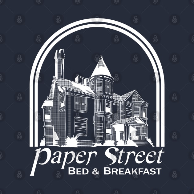 Paper Street Bed and Breakfast (light image) by json designs