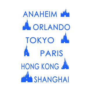 My Cities (Blue on White) T-Shirt