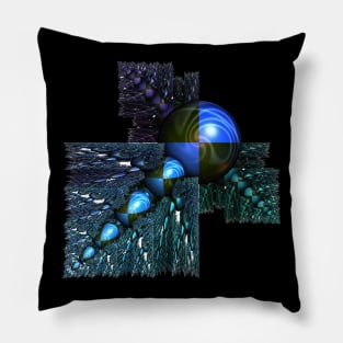 Blue Infinity Pillow