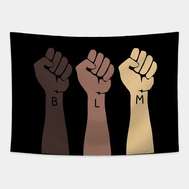 Black power tapestry hotsell