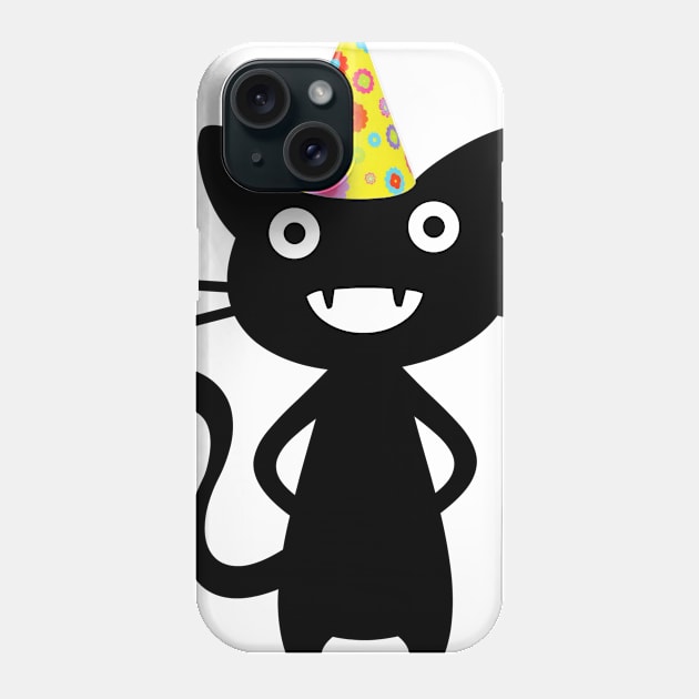 Party Cat 3 Phone Case by Molenusaczech