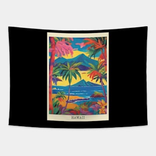 fauvism art of Hawaii usa 7 Tapestry