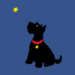 Star gazing Scottie T-Shirt