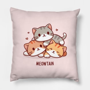 Meowtain! Pillow