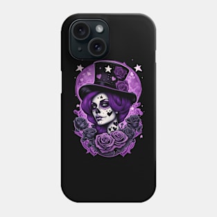 Calavera Morada - 08 Phone Case