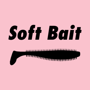 Soft Bait tacklebox design black T-Shirt