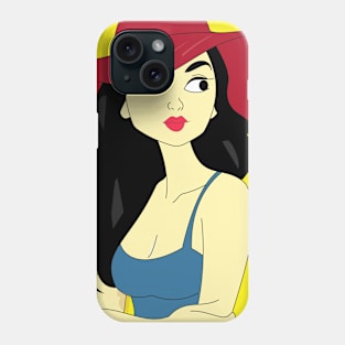 Beautiful Women T-shirt Design Phone Case