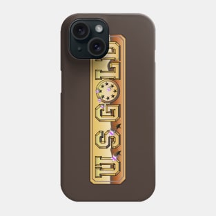 Retro Video Games US Gold Logo Phone Case