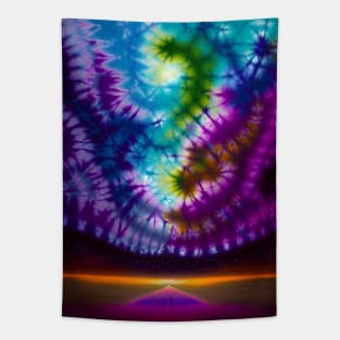 Tie-Dye Horizon Tapestry