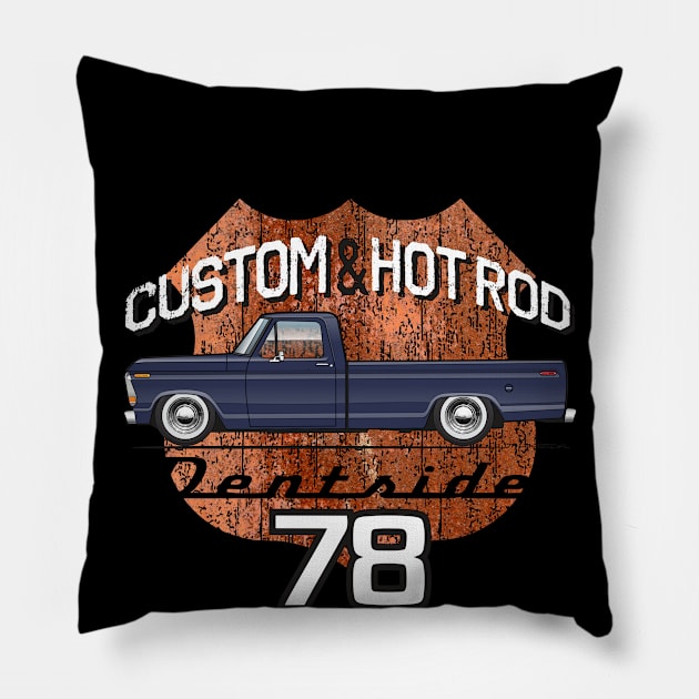 78-Midnight Blue Pillow by JRCustoms44