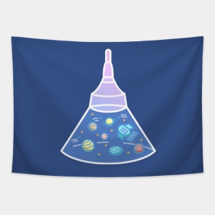 Planet lamp Tapestry