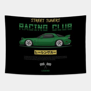 Midnight Racer Green FD3S RX7 JDM Tapestry