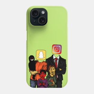 RAISED BY THE MEDIA Phone Case