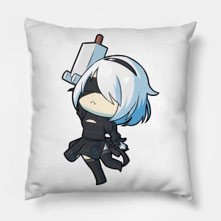 Chibi 2B - Nier Automata Pillow