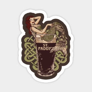 Irish Mermaid Magnet