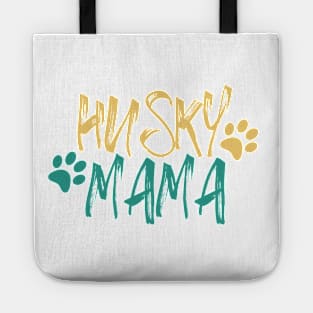Husky Mama, Husky Mom Gifts Dog Lover Siberian Husky Mom Paw Tote