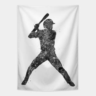 Baseball batting Tapestry