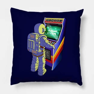 Astronaut Arcade Gamer Pillow