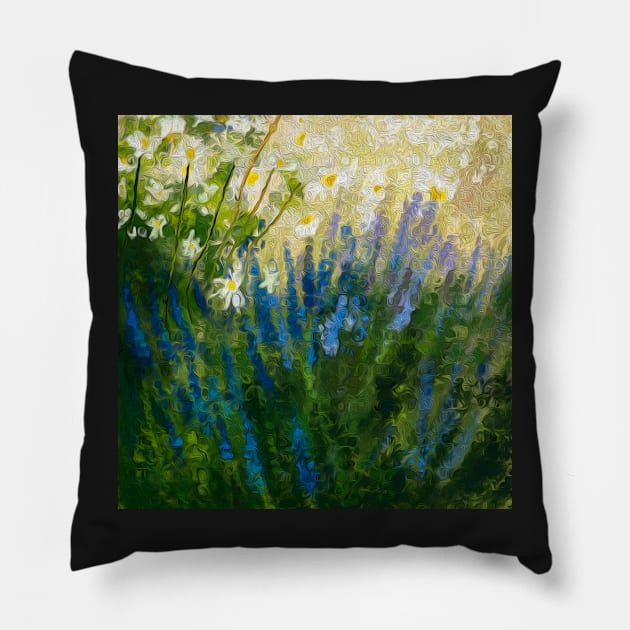 Midsummer Flowers Pillow by MikaelJenei