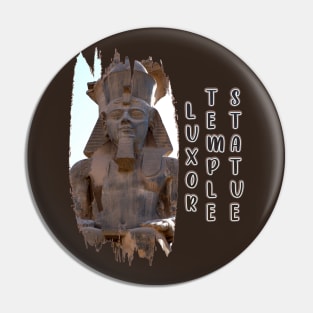 Luxor Temple Statue: Ancient Egypt Pin