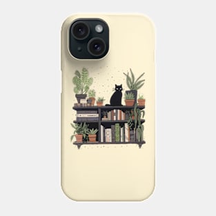 Cat Books Plants Perfect Harmony Phone Case