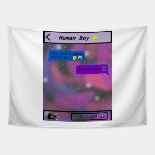 Aliens Only Tapestry