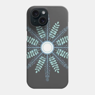 Folk Art Leaf Snowlake Phone Case