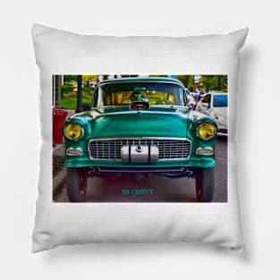 1955 Chevy Hot Rod Pillow