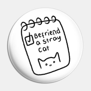 to-do list: befriend a stray cat Pin