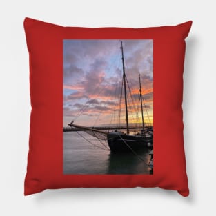 December Daybreak on the River Blyth Pillow