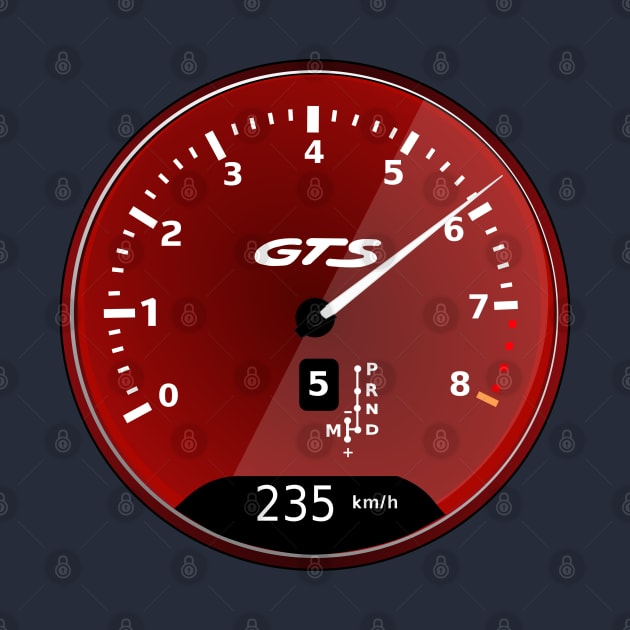 Speedometer Porsche 911 - GTS by Aurealis