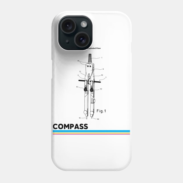 Design of Compass Phone Case by ForEngineer