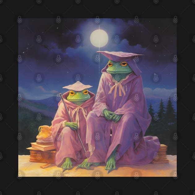 Frogs Wizards by Ray Crimson