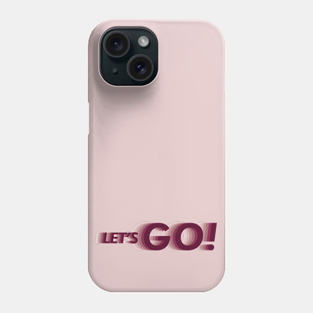Let's go dizzy slogan Phone Case by snakebn