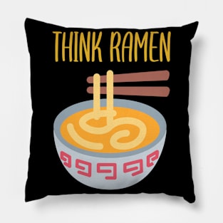 Think ramen ramyun ramyeon. Pasta Noodle lovers Pillow